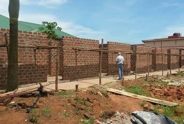 New boys and girls bedrooms at school in Uganda