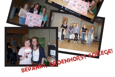 Groenhorst College Nijkerk haalt geld op voor Hart voor Kinderen
