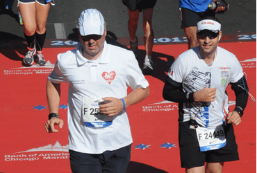 Fred Schonewille runs a marathon for Heart for Children!