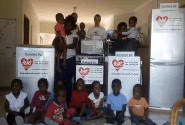 New appliances for children's village Rehoboth in Port Shepstone